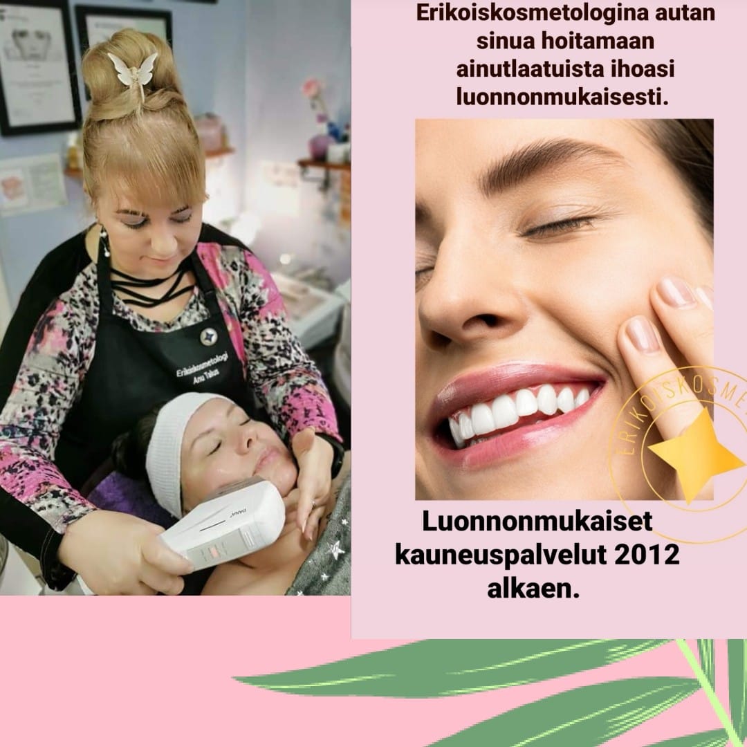Hifu kasvojenkohotus ja muut kasvojen vaativammat laitehoidot kosmetologi Hämeenlinna Hyvän Olon Aitta